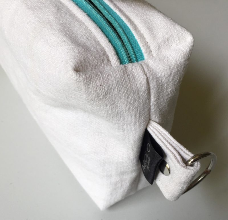 French Linen Zipped Pouch